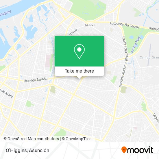 Mapa de O'Higgins