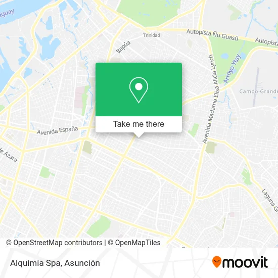 Mapa de Alquimia Spa