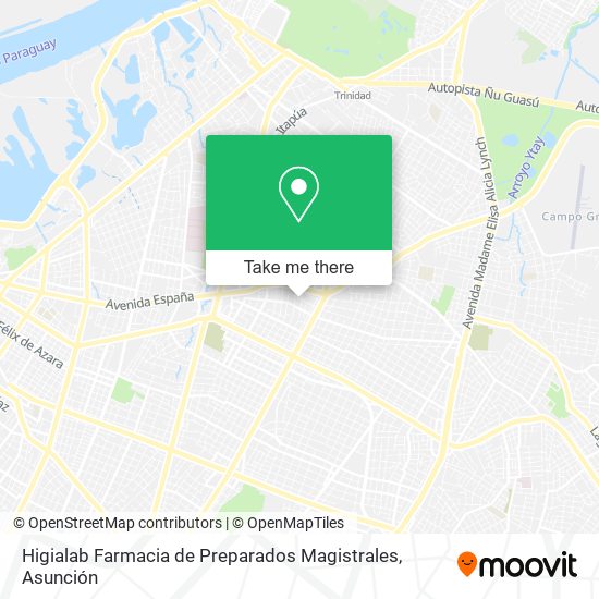 Mapa de Higialab Farmacia de Preparados Magistrales