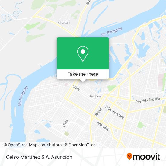 Mapa de Celso Martínez S.A
