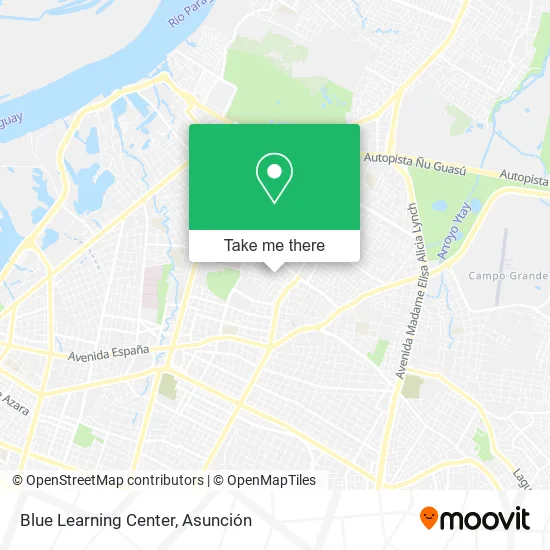 Blue Learning Center map