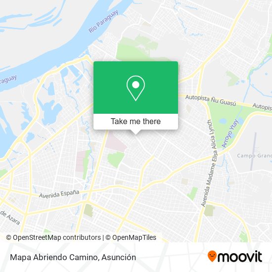 Mapa de Mapa Abriendo Camino