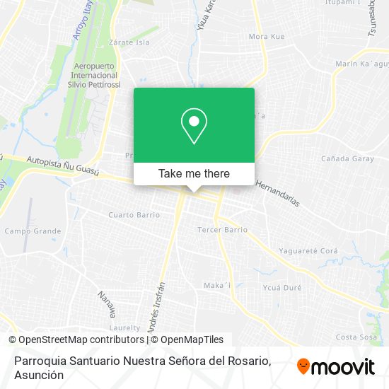 Mapa de Parroquia Santuario Nuestra Señora del Rosario