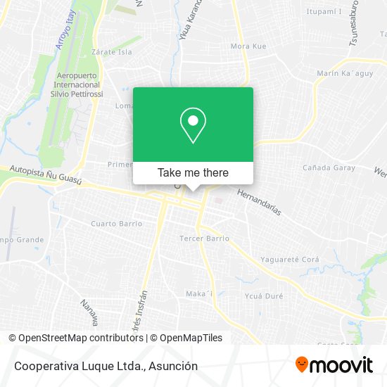 Mapa de Cooperativa Luque Ltda.