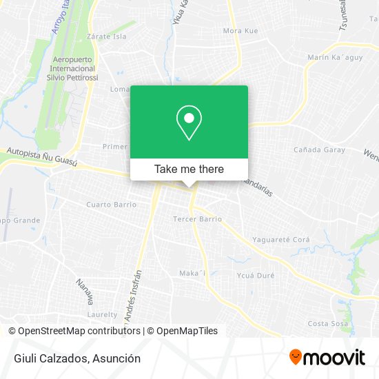 Mapa de Giuli Calzados