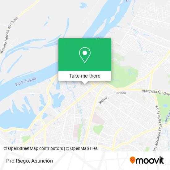 Pro Riego map