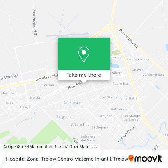 Hospital Zonal Trelew Centro Materno Infantil map
