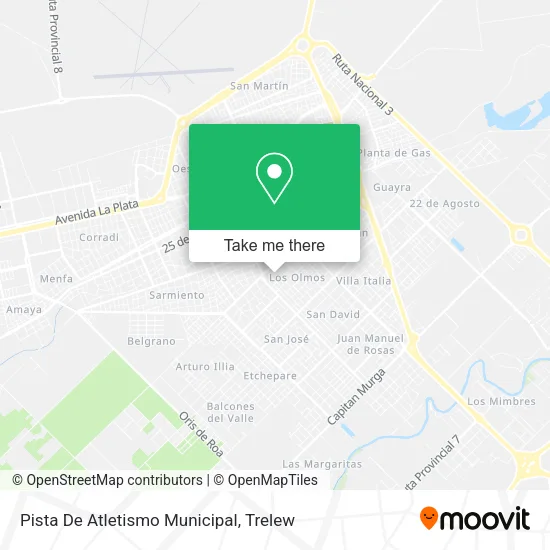 Pista De Atletismo Municipal map