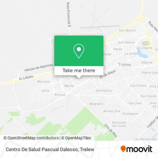 Centro De Salud Pascual Daleoso map
