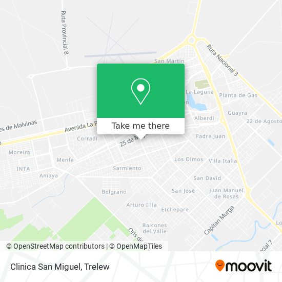 Mapa de Clinica San Miguel