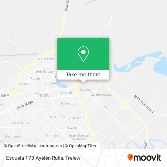 Mapa de Escuela 173 Ayelén Ruka