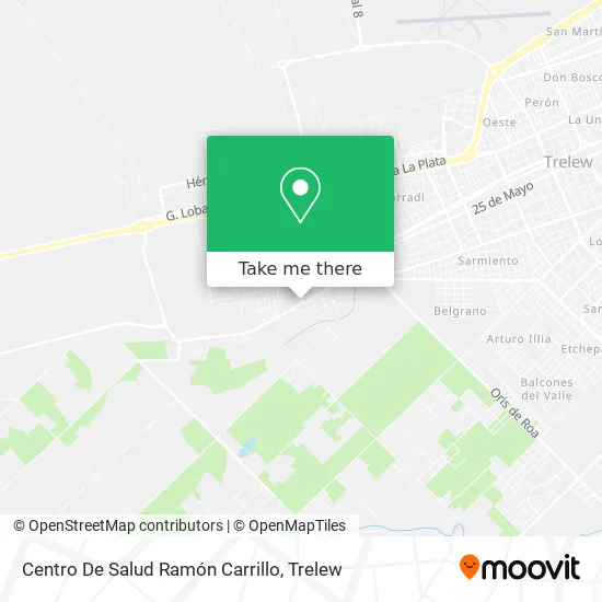 Mapa de Centro De Salud Ramón Carrillo