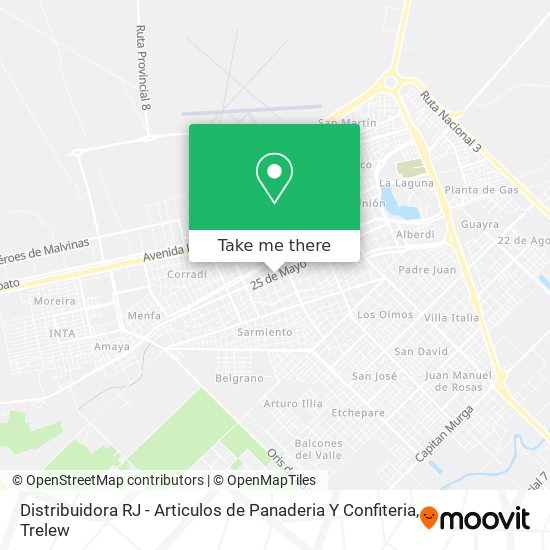 Distribuidora RJ - Articulos de Panaderia Y Confiteria map
