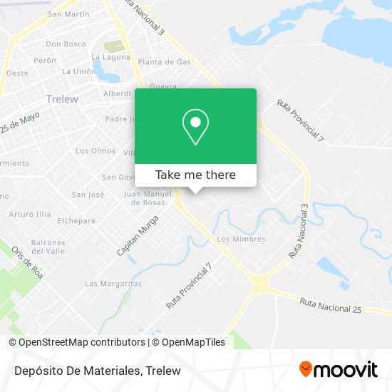 Mapa de Depósito De Materiales