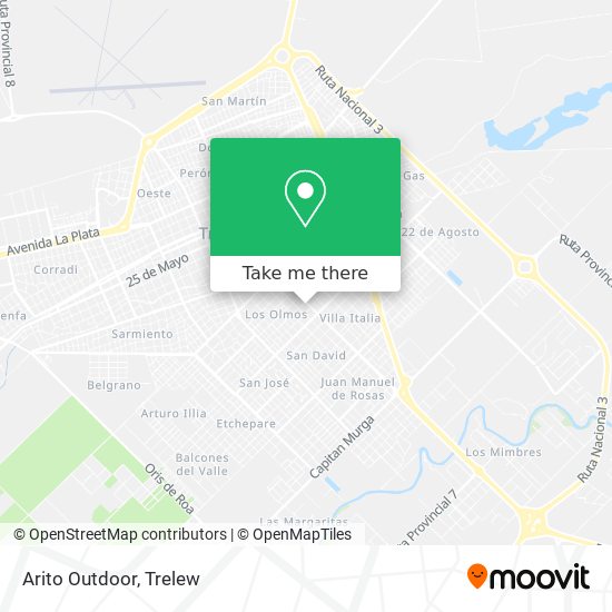 Mapa de Arito Outdoor