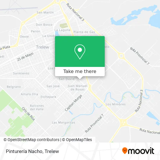 Pinturería Nacho map