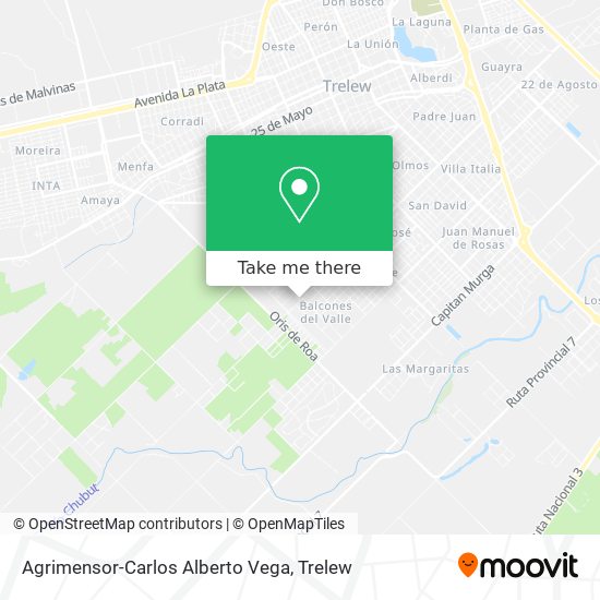 Agrimensor-Carlos Alberto Vega map