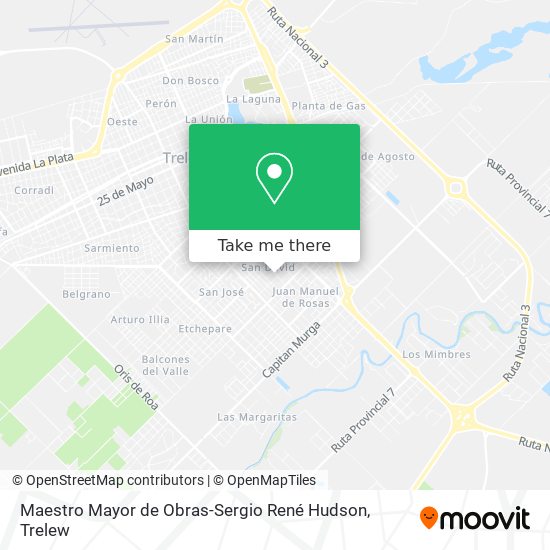 Maestro Mayor de Obras-Sergio René Hudson map