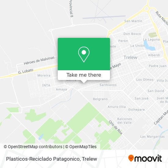 Mapa de Plasticos-Reciclado Patagonico