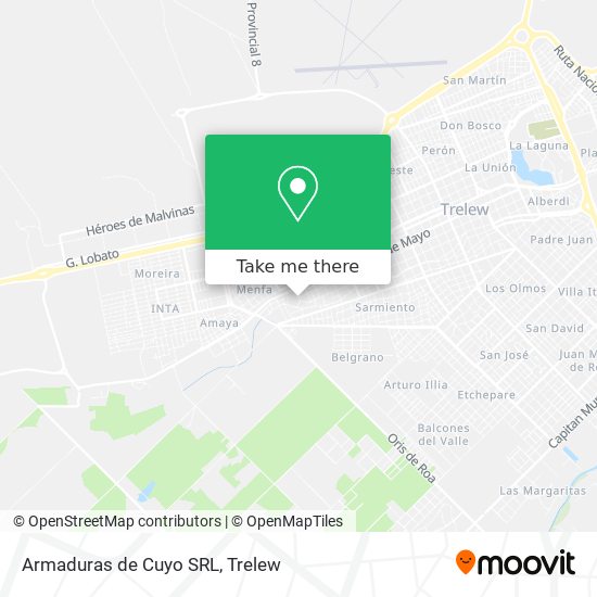 Mapa de Armaduras de Cuyo SRL