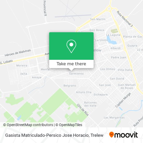 Gasista Matriculado-Persico Jose Horacio map