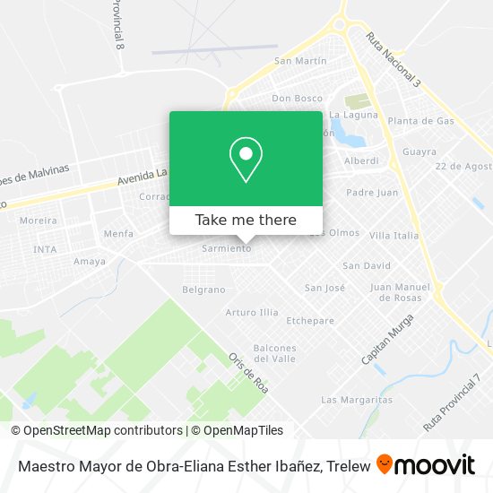 Maestro Mayor de Obra-Eliana Esther Ibañez map