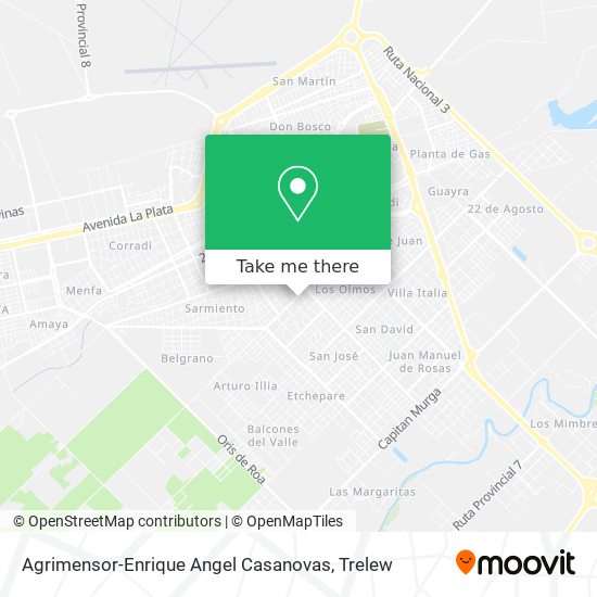 Agrimensor-Enrique Angel Casanovas map