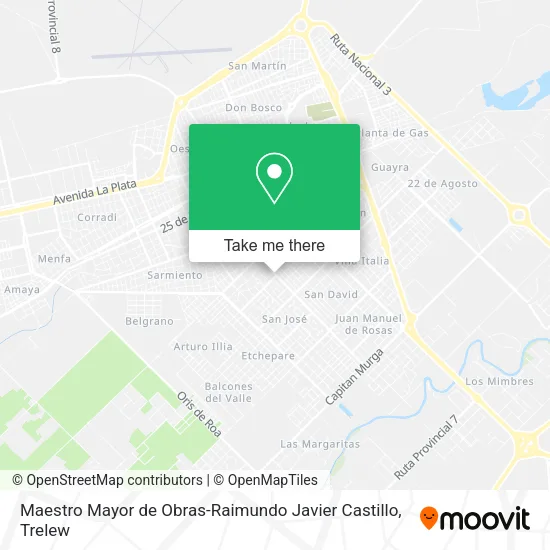 Maestro Mayor de Obras-Raimundo Javier Castillo map
