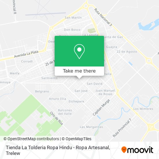 Tienda La Tolderia Ropa Hindu - Ropa Artesanal map