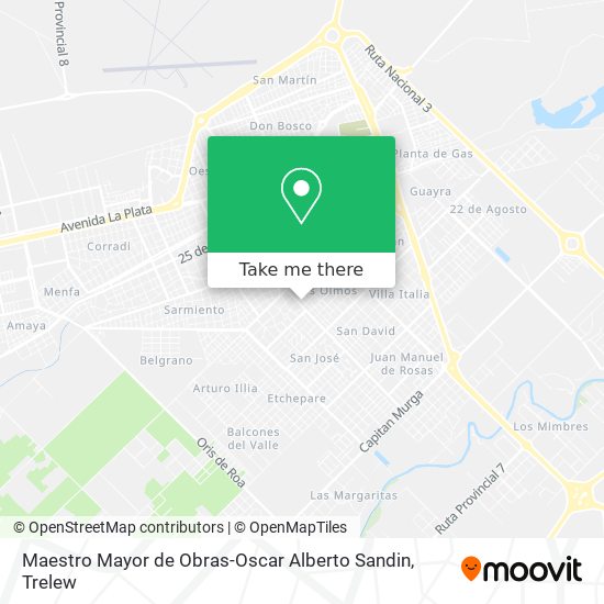 Maestro Mayor de Obras-Oscar Alberto Sandin map