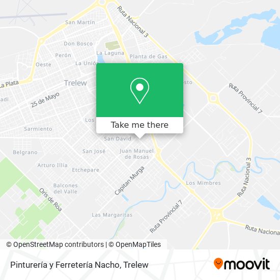 Pinturería y Ferretería Nacho map