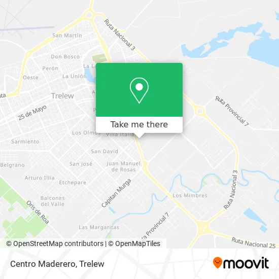 Centro Maderero map