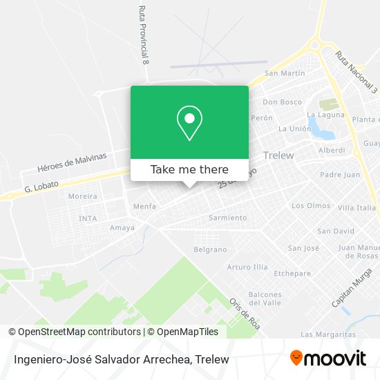 Ingeniero-José Salvador Arrechea map