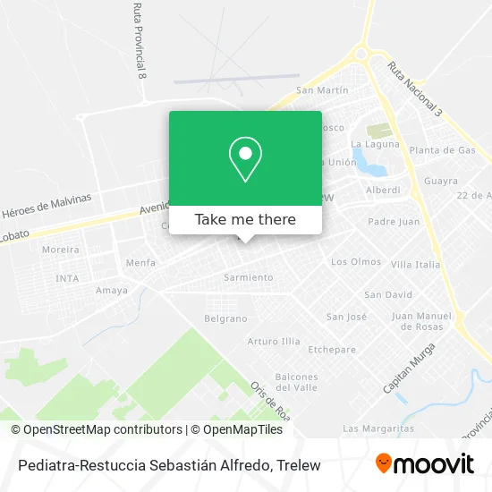 Mapa de Pediatra-Restuccia Sebastián Alfredo