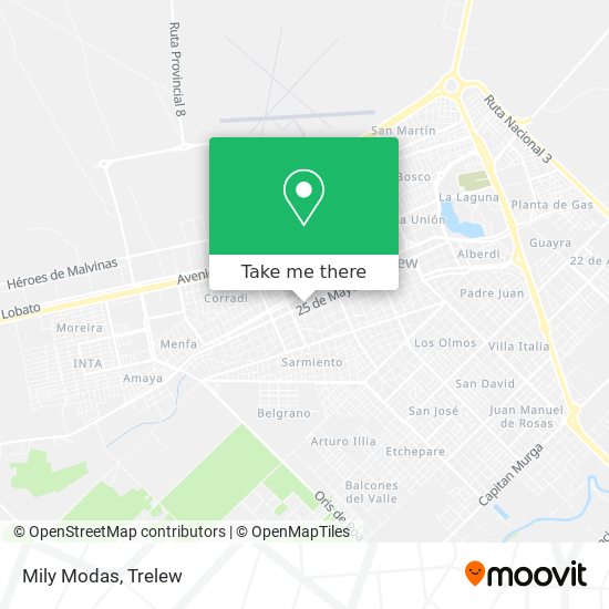 Mapa de Mily Modas
