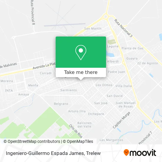 Ingeniero-Guillermo Espada James map