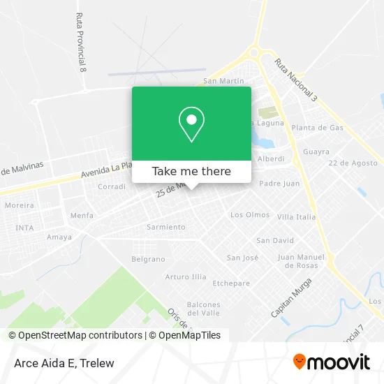 Arce Aida E map