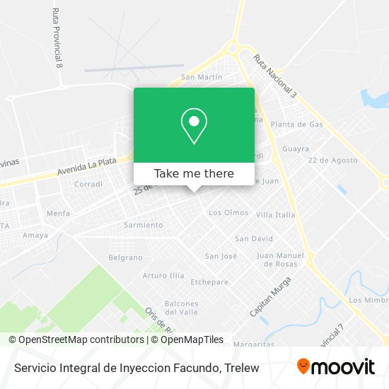 Servicio Integral de Inyeccion Facundo map