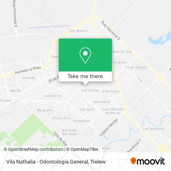 Vila Nathalia - Odontologia General map