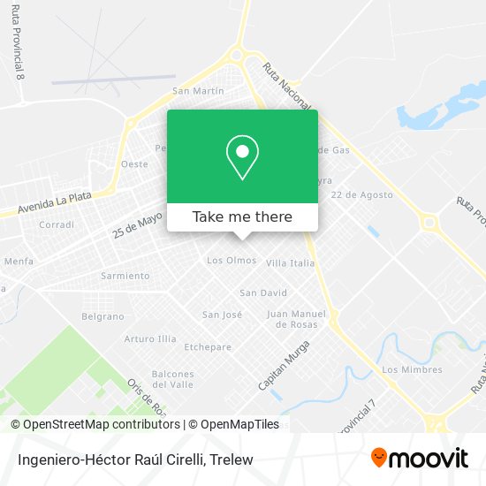 Ingeniero-Héctor Raúl Cirelli map