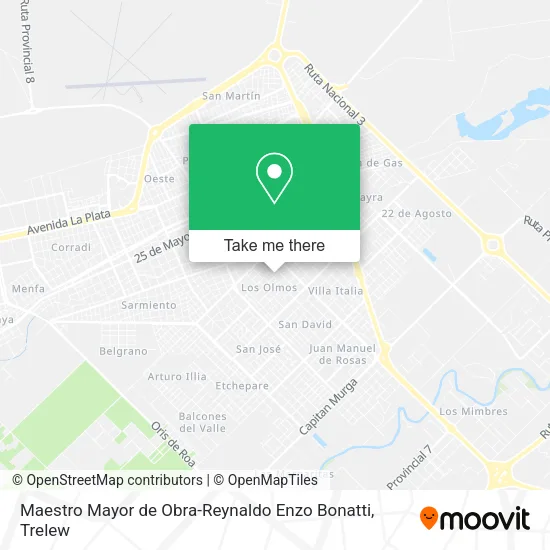 Maestro Mayor de Obra-Reynaldo Enzo Bonatti map