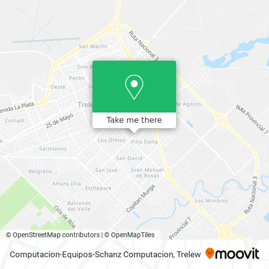 Mapa de Computacion-Equipos-Schanz Computacion
