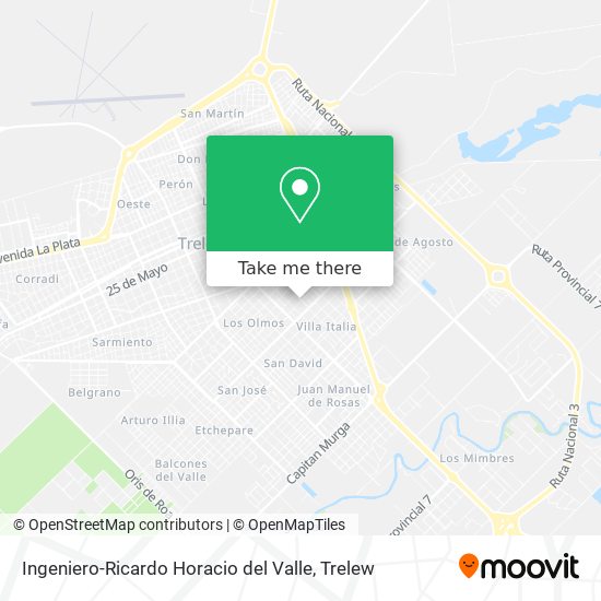 Ingeniero-Ricardo Horacio del Valle map