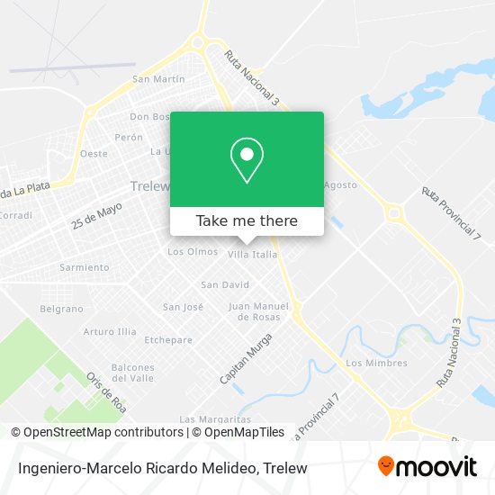 Ingeniero-Marcelo Ricardo Melideo map