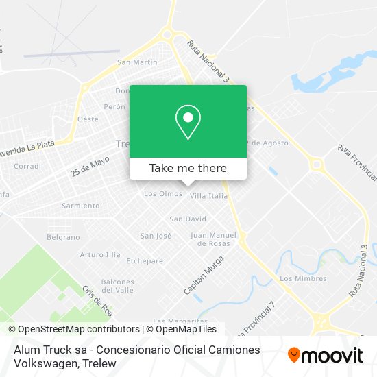 Mapa de Alum Truck sa - Concesionario Oficial Camiones Volkswagen