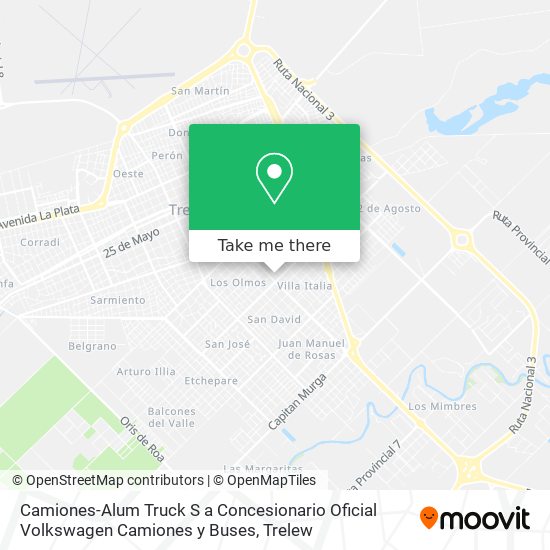 Mapa de Camiones-Alum Truck S a Concesionario Oficial Volkswagen Camiones y Buses