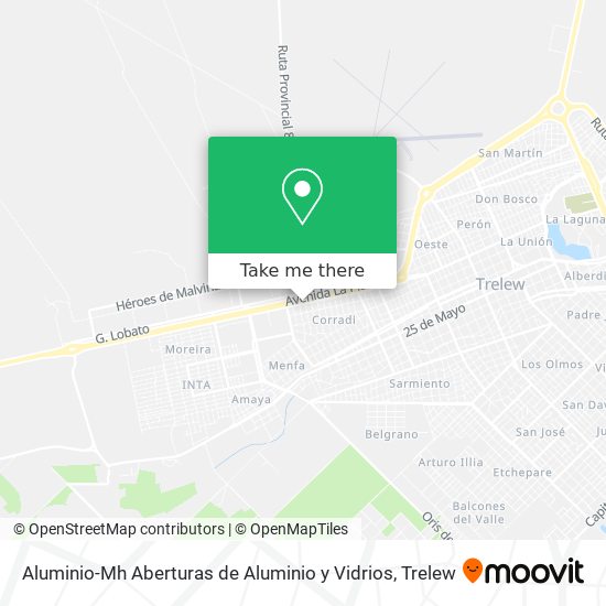 Aluminio-Mh Aberturas de Aluminio y Vidrios map