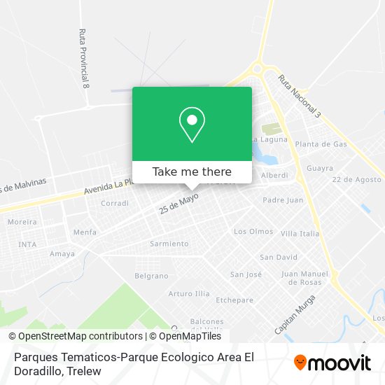 Parques Tematicos-Parque Ecologico Area El Doradillo map
