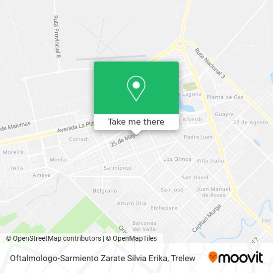 Oftalmologo-Sarmiento Zarate Silvia Erika map