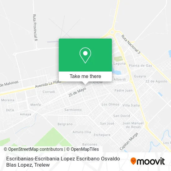 Mapa de Escribanias-Escribania Lopez Escribano Osvaldo Blas Lopez